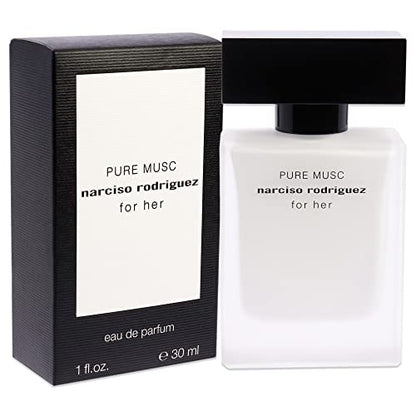 Narciso Rodriguez Pure Musc Eau de Parfum Spray for Women, 1.0 Ounce, Multi