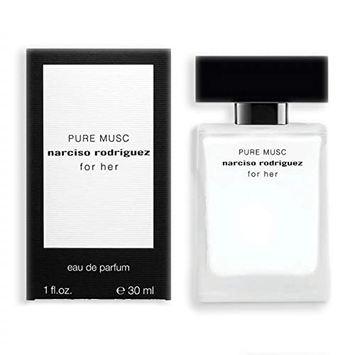 Narciso Rodriguez Pure Musc Eau de Parfum Spray for Women, 1.0 Ounce, Multi