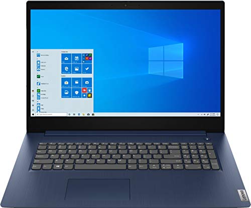 Lenovo IdeaPad 3 17 Laptop 17.3” HD+ Display, Intel 10th Gen Quad-Core i5-1035G1, 20GB RAM, 1TB SSD + 1TB HDD, Webcam, Dolby Audio, USB 3.0, HDMI, Abyss Blue, Windows 10 Home