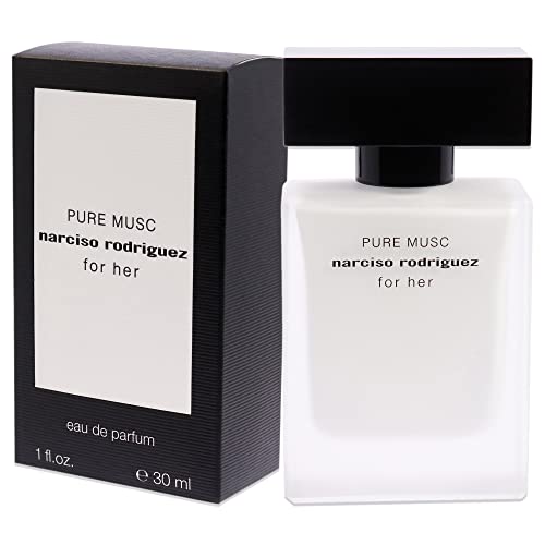 Narciso Rodriguez Pure Musc Eau de Parfum Spray for Women, 1.0 Ounce, Multi