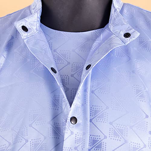 African Men Clothing Dashiki Top Shirts and Pants Bazin Riche West African Heritage Cultural Outfits 3 Pieces 6 6XL
