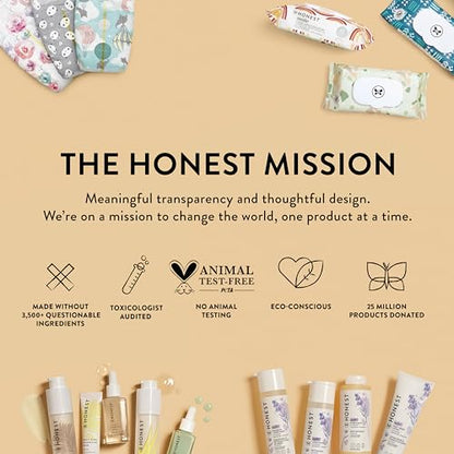Honest Beauty Never Basic Skincare Duo | Mini Hyaluronic Acid Infused Hydrogel Cream (0.57 fl oz) + Mini Green Juice Antioxident Serum (0.4 fl oz) | EWG Verified, Vegan + Cruelty Free