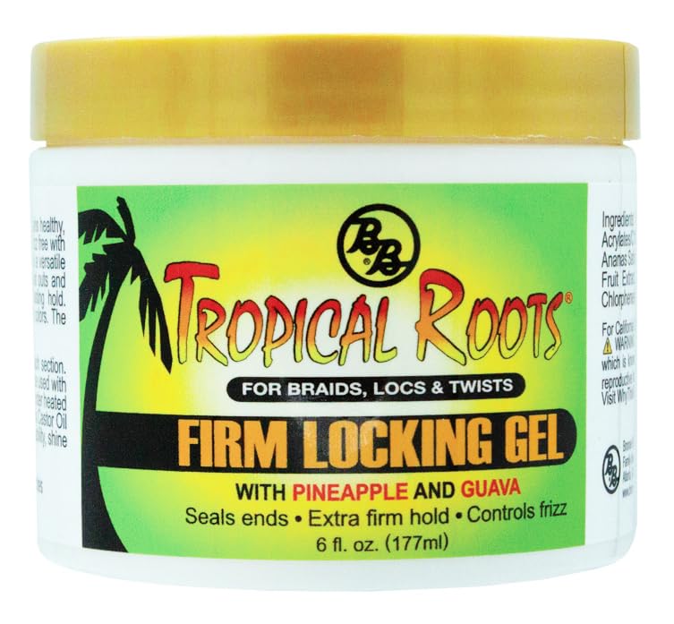 Bronner Bros Tropical Roots Firm Lock Gel (Pack of 4)