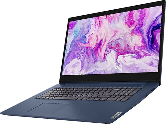 Lenovo 2022 Newest IdeaPad 3 17.3" HD+ Laptop Computer, Intel Quad-Core i5-1035G1 (Up to 3.6GHz Beat i7-8550U), 8GB DDR4 RAM, 1TB HDD, 1-Year Office 365, Webcam, WiFi 5, HDMI, Windows 10, Abyss Blue