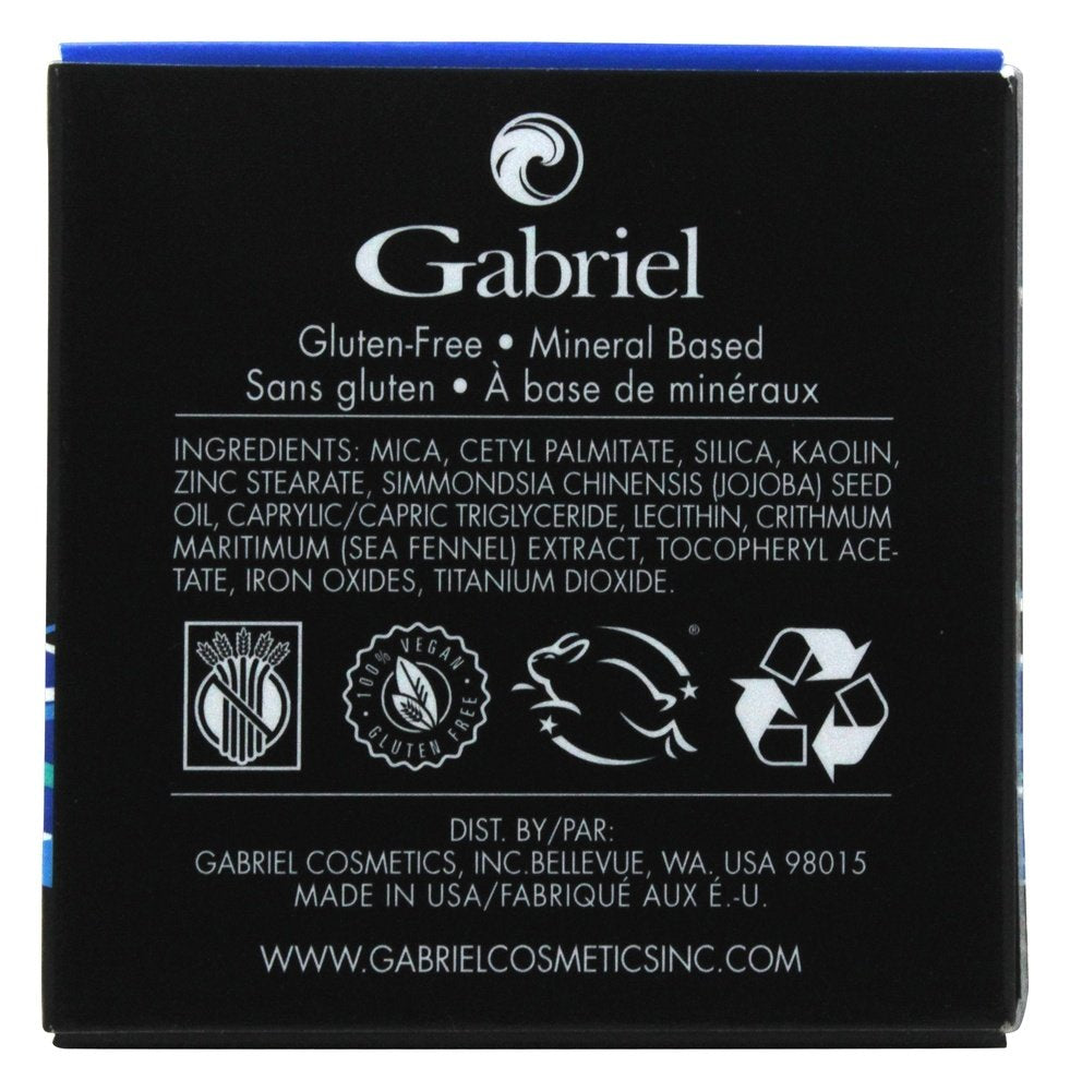Gabriel Cosmetics Blush (Petal - Pale Pink Nectar/Warm Matte), Natural, Paraben Free, Vegan, Gluten-free, Cruelty-free, Non GMO,enhanced with Sea Fennel, creamy and natural finish, 0.1 oz.
