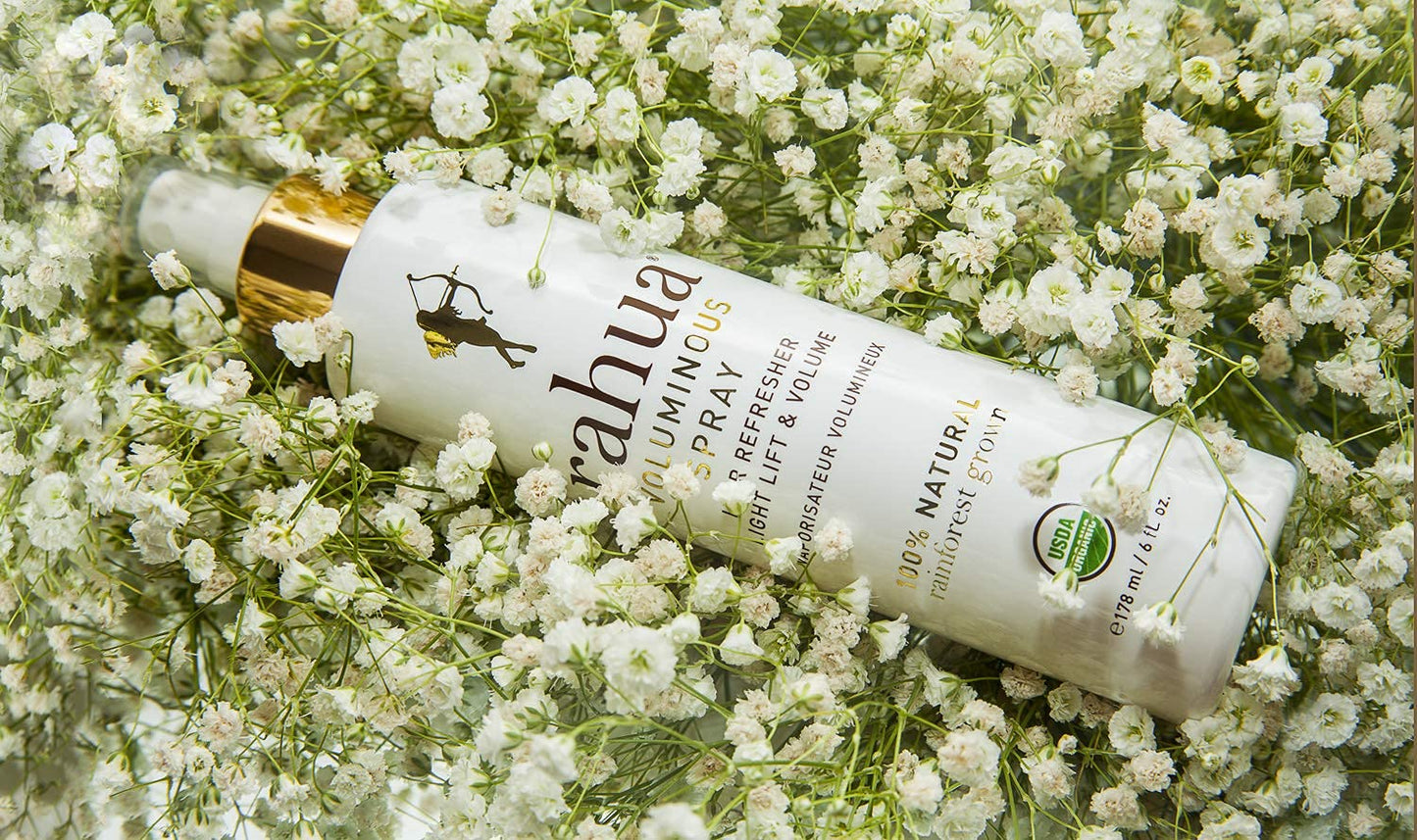 Rahua Voluminous Spray 6 Fl Oz, Scalp and Hair Refresher, Light Lift & Volume, 100% Natural Rainforest Grown, Hair Spray with Fresh, Natural Lavender, and Eucalyptus Aroma