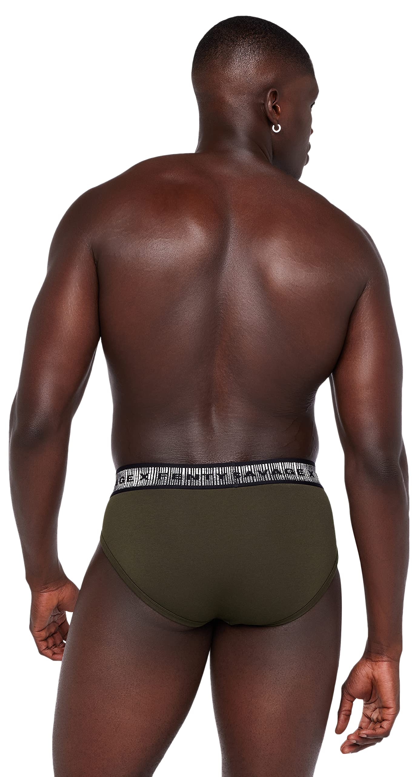 Savage X, Men's Going Platinum Briefs, Deep Forest Green, XXL