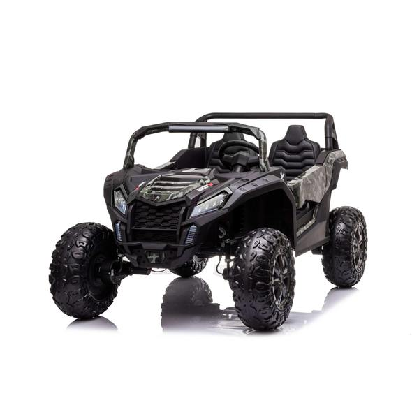 24V 4x4 Freddo Toys Dune Buggy 2 Seater Ride on with Parental Remote Control for 3+ Years (Black)