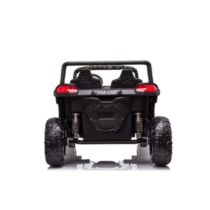 24V 4x4 Freddo Toys Dune Buggy 2 Seater Ride on with Parental Remote Control for 3+ Years (Black)