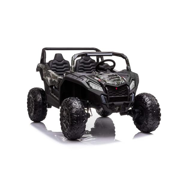 24V 4x4 Freddo Toys Dune Buggy 2 Seater Ride on with Parental Remote Control for 3+ Years (Black)