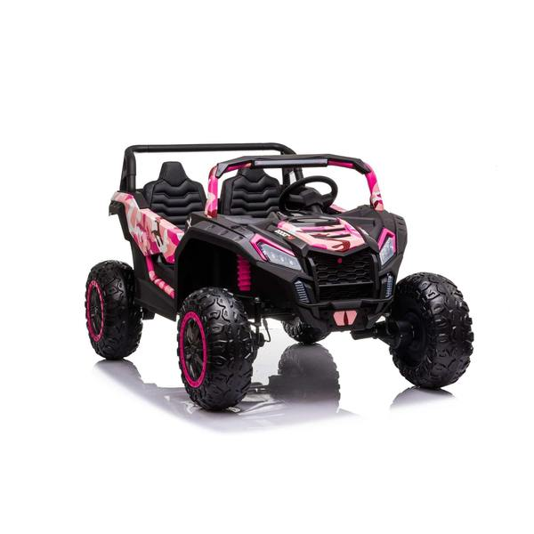 24V 4x4 Freddo Toys Dune Buggy 2 Seater Ride on with Parental Remote Control for 3+ Years (Black)
