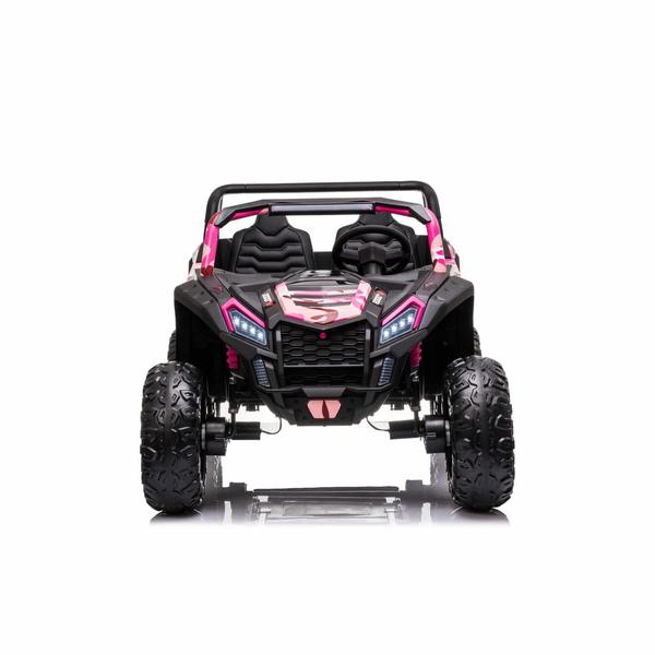 24V 4x4 Freddo Toys Dune Buggy 2 Seater Ride on with Parental Remote Control for 3+ Years (Black)