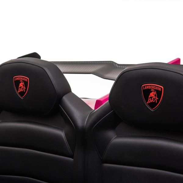 24V 4x4 Lamborghini Veneno 2 Seater Ride on with Parental Remote Control for 3-8 Years (Black)