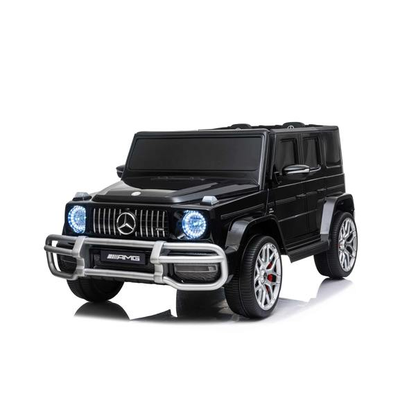 24V 4x4 Mercedes G63 2 Seater Ride on Car with Parental Remote Control for 3-8 Years (Black)