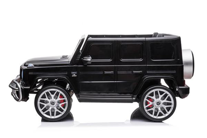 24V 4x4 Mercedes G63 2 Seater Ride on Car with Parental Remote Control for 3-8 Years (Black)