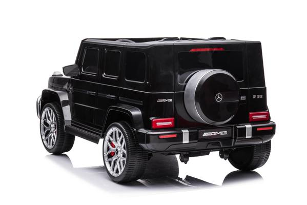 24V 4x4 Mercedes G63 2 Seater Ride on Car with Parental Remote Control for 3-8 Years (Black)
