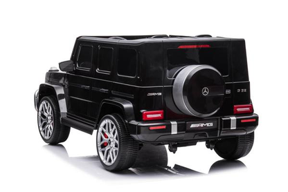 24V 4x4 Mercedes G63 2 Seater Ride on Car with Parental Remote Control for 3-8 Years (Black)
