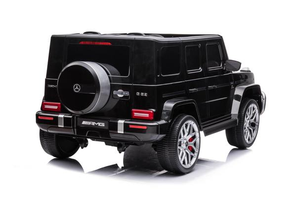 24V 4x4 Mercedes G63 2 Seater Ride on Car with Parental Remote Control for 3-8 Years (Black)