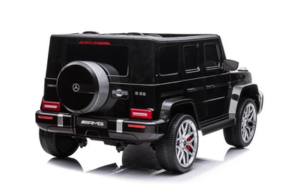 24V 4x4 Mercedes G63 2 Seater Ride on Car with Parental Remote Control for 3-8 Years (Black)