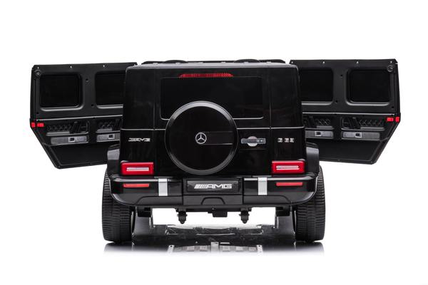 24V 4x4 Mercedes G63 2 Seater Ride on Car with Parental Remote Control for 3-8 Years (Black)