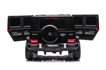 24V 4x4 Mercedes G63 2 Seater Ride on Car with Parental Remote Control for 3-8 Years (Black)
