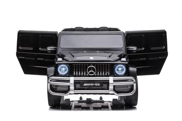 24V 4x4 Mercedes G63 2 Seater Ride on Car with Parental Remote Control for 3-8 Years (Black)