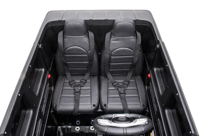 24V 4x4 Mercedes G63 2 Seater Ride on Car with Parental Remote Control for 3-8 Years (Black)
