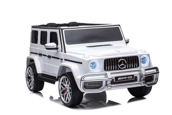 24V 4x4 Mercedes G63 2 Seater Ride on Car with Parental Remote Control for 3-8 Years (Black)