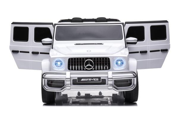 24V 4x4 Mercedes G63 2 Seater Ride on Car with Parental Remote Control for 3-8 Years (Black)
