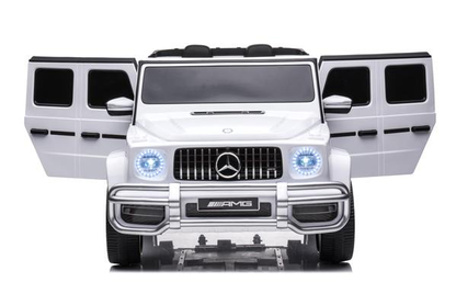 24V 4x4 Mercedes G63 2 Seater Ride on Car with Parental Remote Control for 3-8 Years (Black)