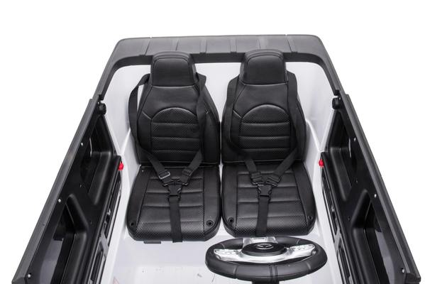 24V 4x4 Mercedes G63 2 Seater Ride on Car with Parental Remote Control for 3-8 Years (Black)
