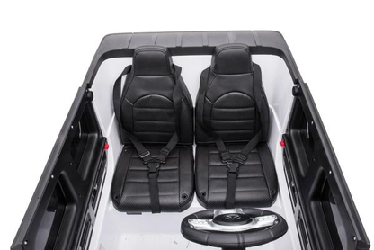 24V 4x4 Mercedes G63 2 Seater Ride on Car with Parental Remote Control for 3-8 Years (Black)