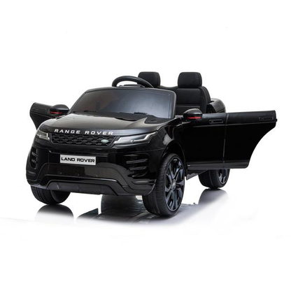 12V Range Rover Evoque 1 Seater Ride on Car (Black)