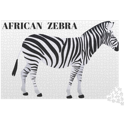 AN AFRICAN ZEBRA