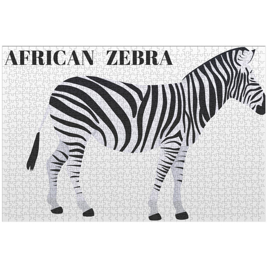 AN AFRICAN ZEBRA