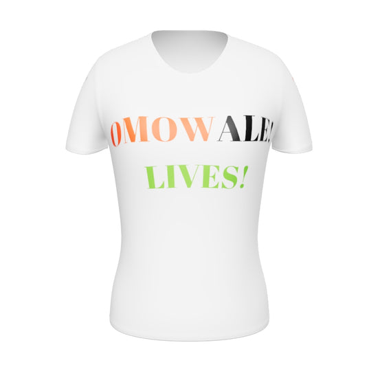 OMOWALE! LIVES! All-Over Print Women's Athletic T-Shirt by SobG Designs