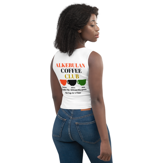 ALKEBULAN COFFEE CLUB Crop Top by SobG Designs