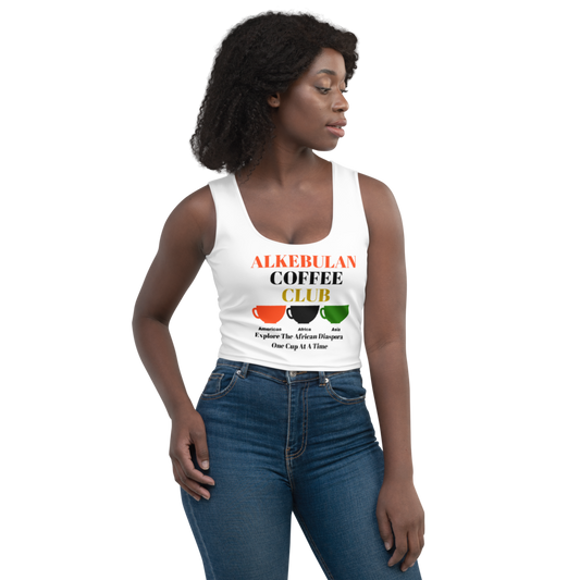 ALKEBULAN COFFEE CLUB Crop Top by SobG Designs