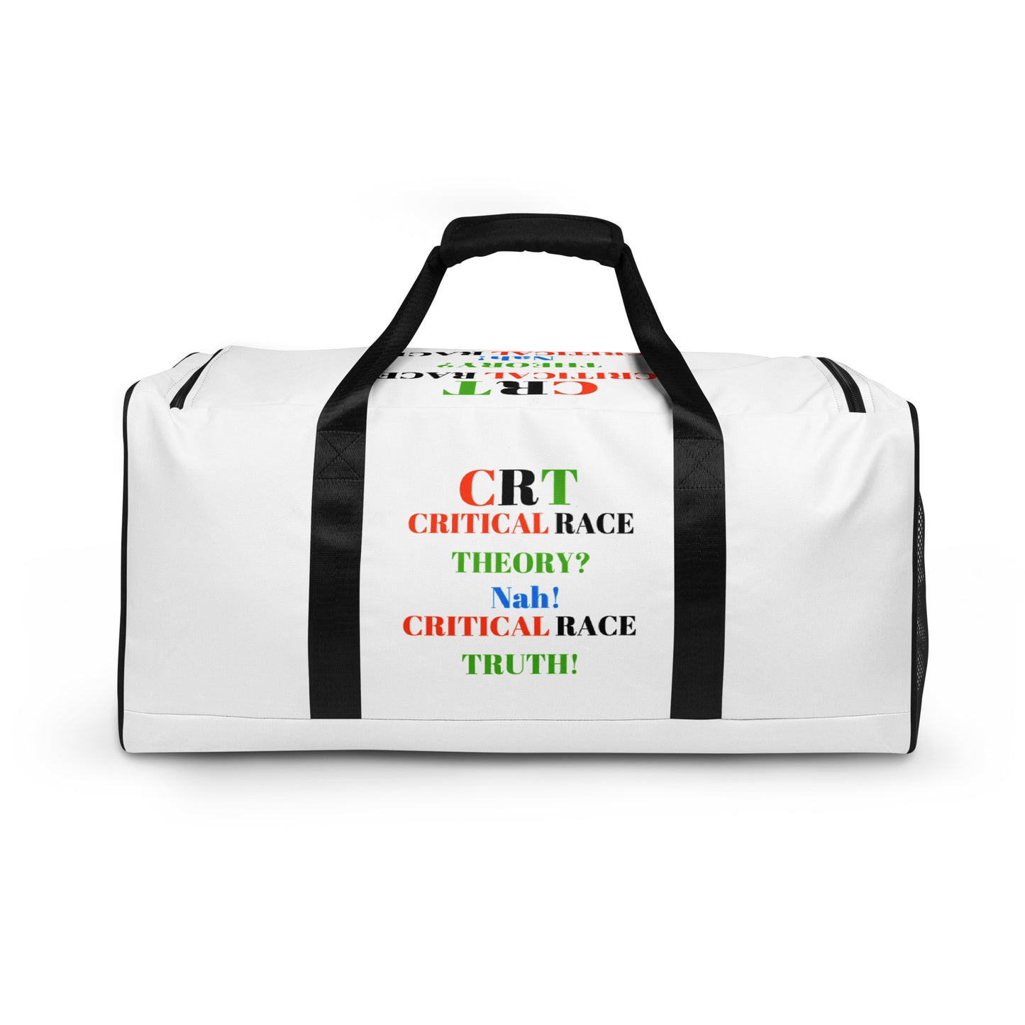 CRT: CRITICAL RACE TRUTH Duffle Bag by SobG Designs