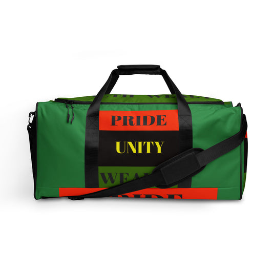 PRIDE UNITY WEALTH Duffle Bag by SobG Designs