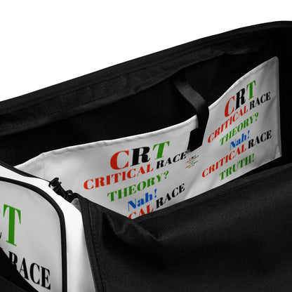 CRT: CRITICAL RACE TRUTH Duffle Bag by SobG Designs
