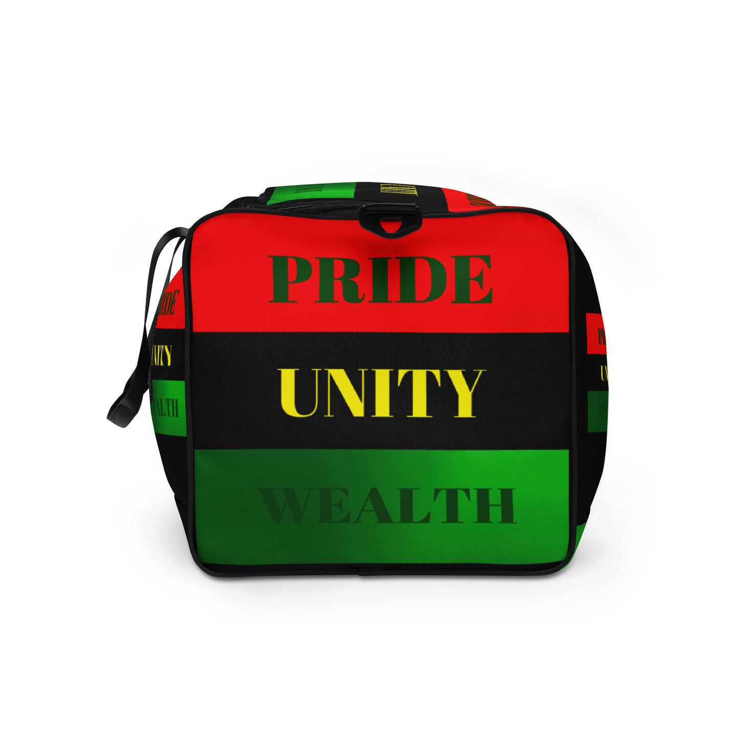 PRIDE, UNITY, WEALTH Duffle Bag by SobG Designs