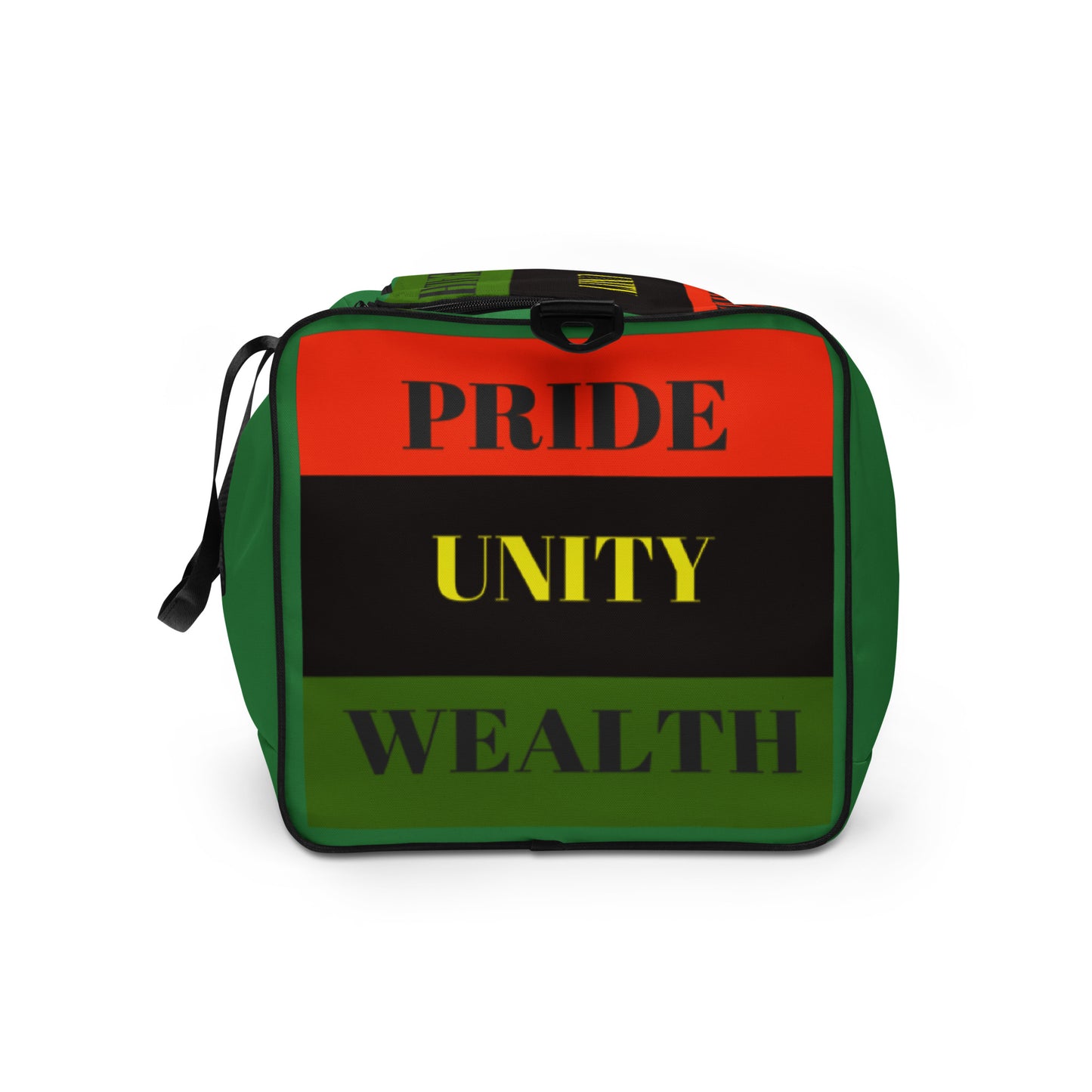PRIDE UNITY WEALTH Duffle Bag by SobG Designs