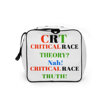 CRT: CRITICAL RACE TRUTH Duffle Bag by SobG Designs