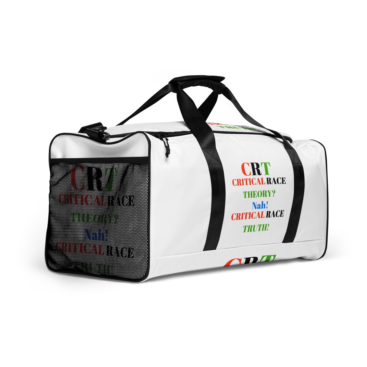 CRT: CRITICAL RACE TRUTH Duffle Bag by SobG Designs