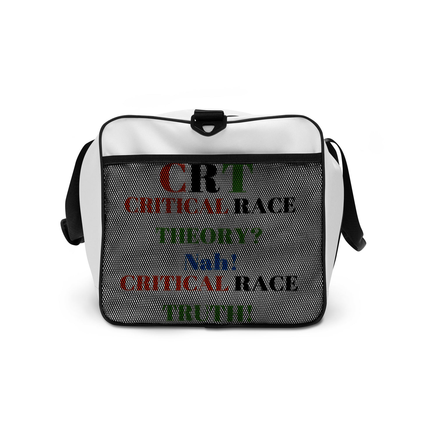 CRT: CRITICAL RACE TRUTH Duffle Bag by SobG Designs