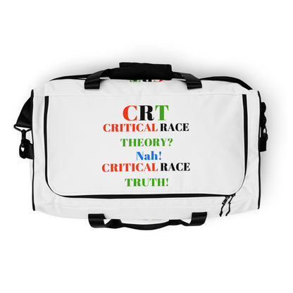 CRT: CRITICAL RACE TRUTH Duffle Bag by SobG Designs
