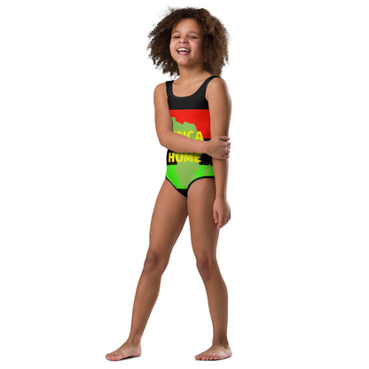 AFRICA IS HOME All-Over Print Kids Swimsuit by SobG Designs