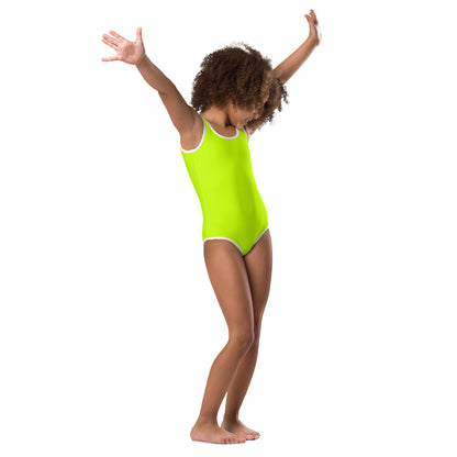 AFRIKAN YELLOW All-Over Print Kids Swimsuit by SobG Designs