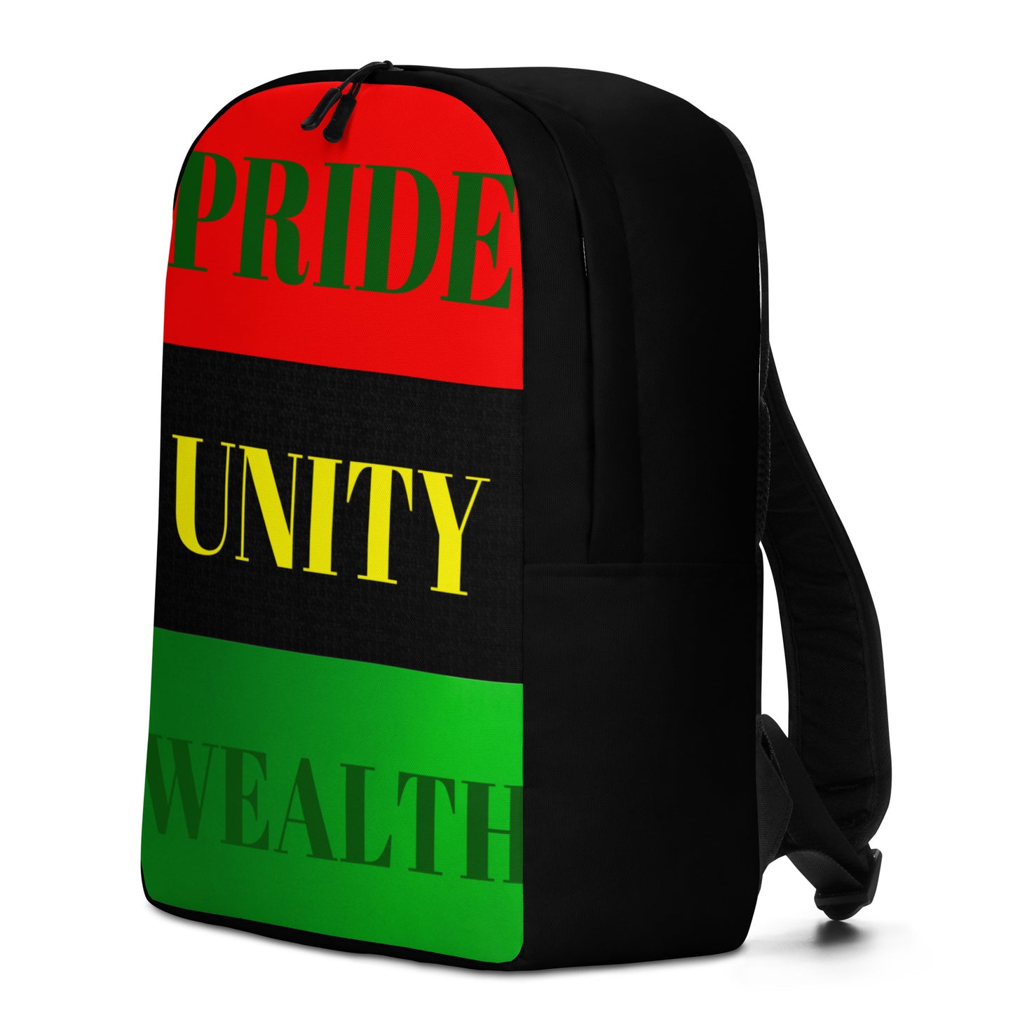 PRIDE, UNITY, WEALTH Minimalist Backpack by SobG Designs